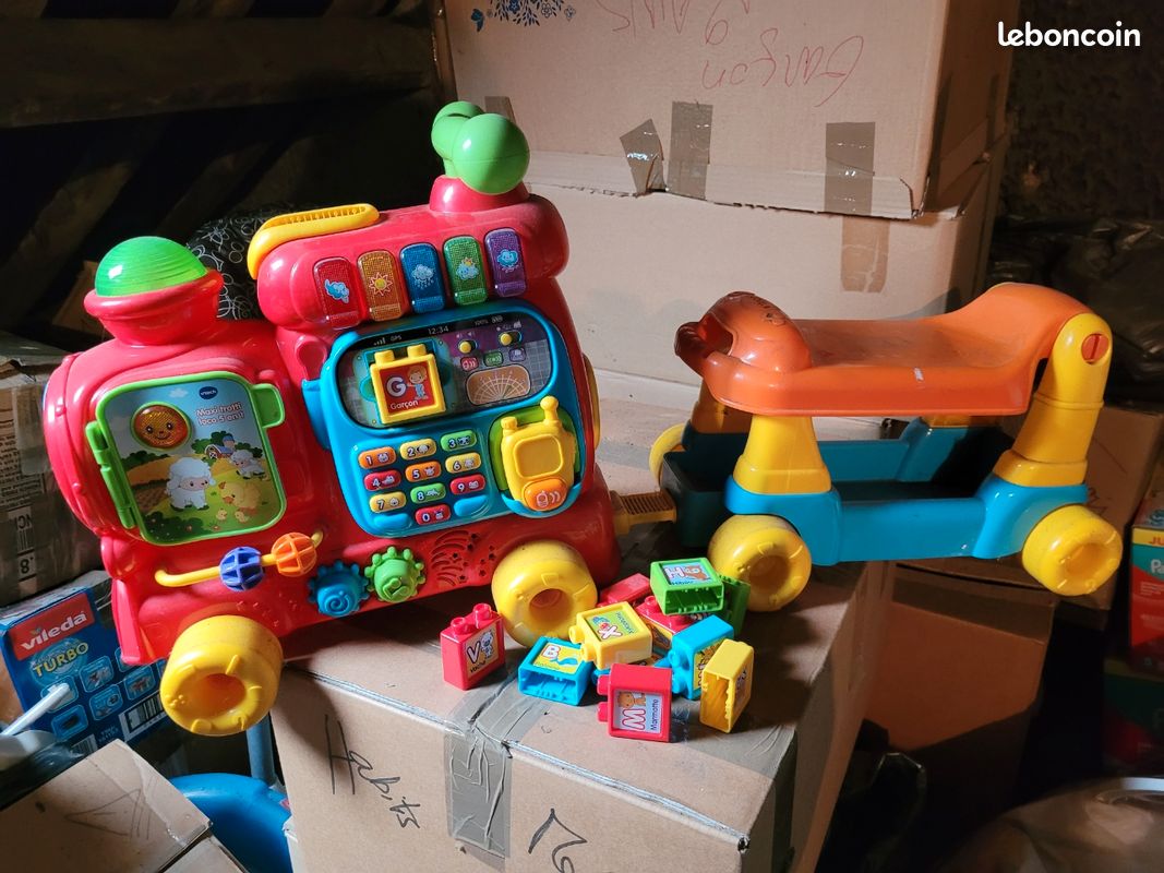 Vtech Maxi Trotti Loco en Trotteur porteur Jeux Jouets