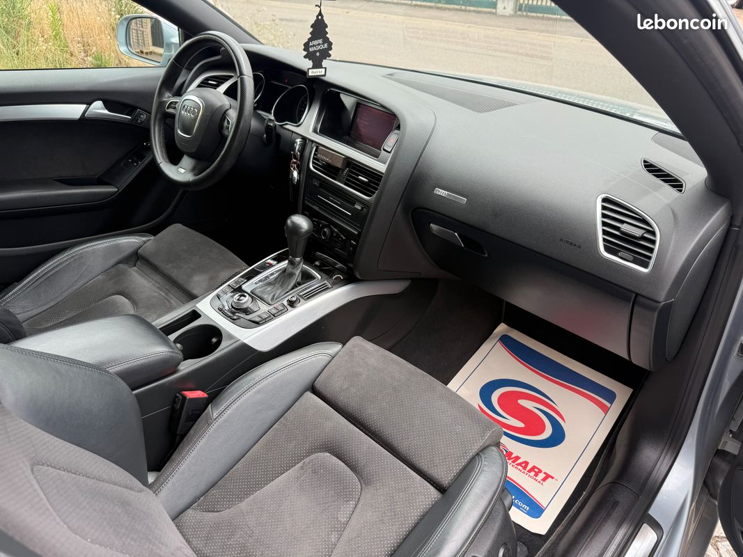 AUDI A5 Coupé S.LINE 2.7 TDi V6 24V Multitronic (8 rapports) 190 cv Boîte auto/2010/CLIM /GPS (image 5)