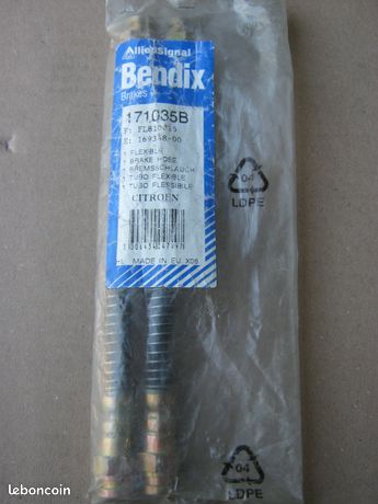 Flexible De Frein M10x1 Essieu Arrière AERZETIX C71736 - Compatible OE 90947-02B95