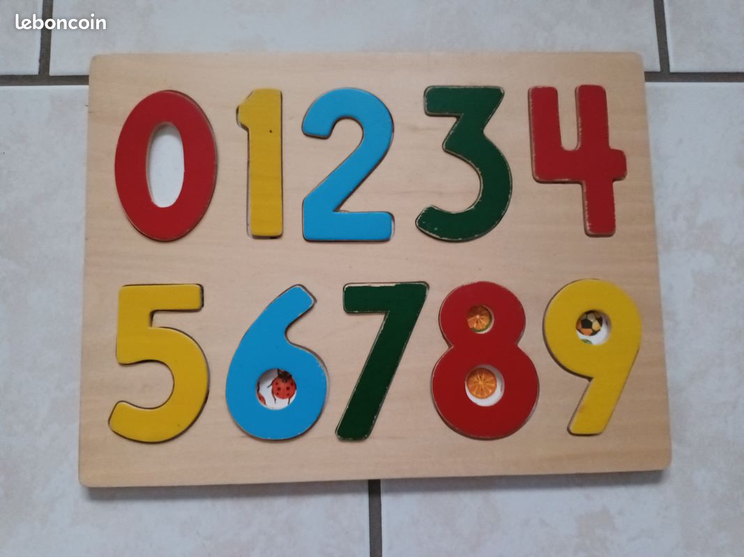 Puzzle en bois Chiffre (image 1)