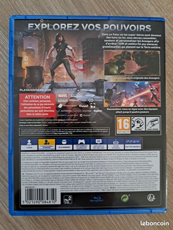 Jeu PS4 Avengers (image 2)