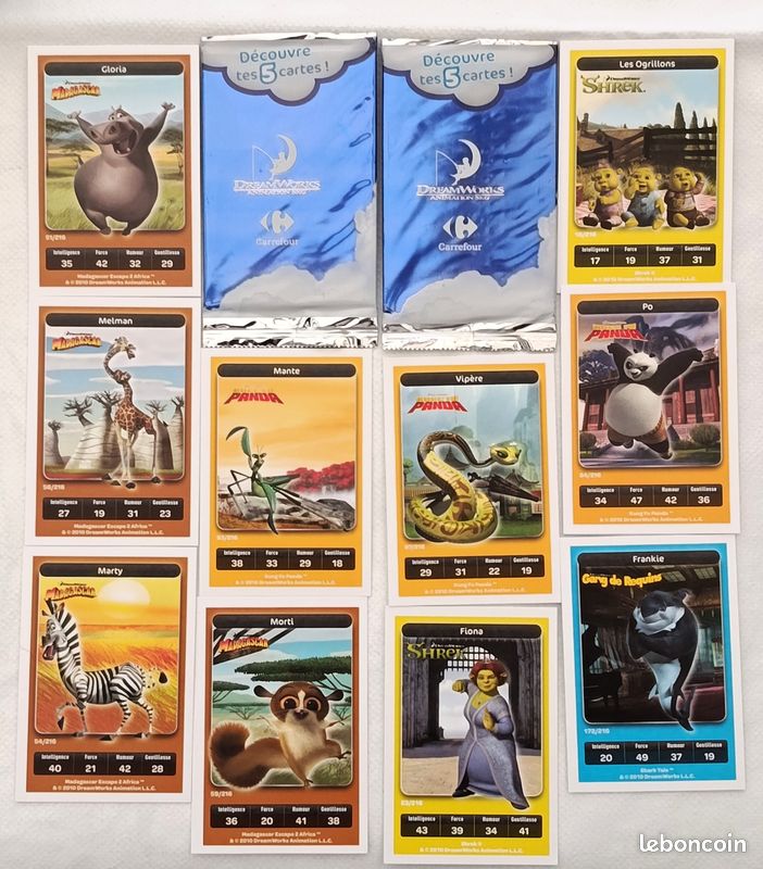 CARTE CARREFOUR DREAMWORKS - Madagascar - Mason N°65 EUR 1,00 - FR