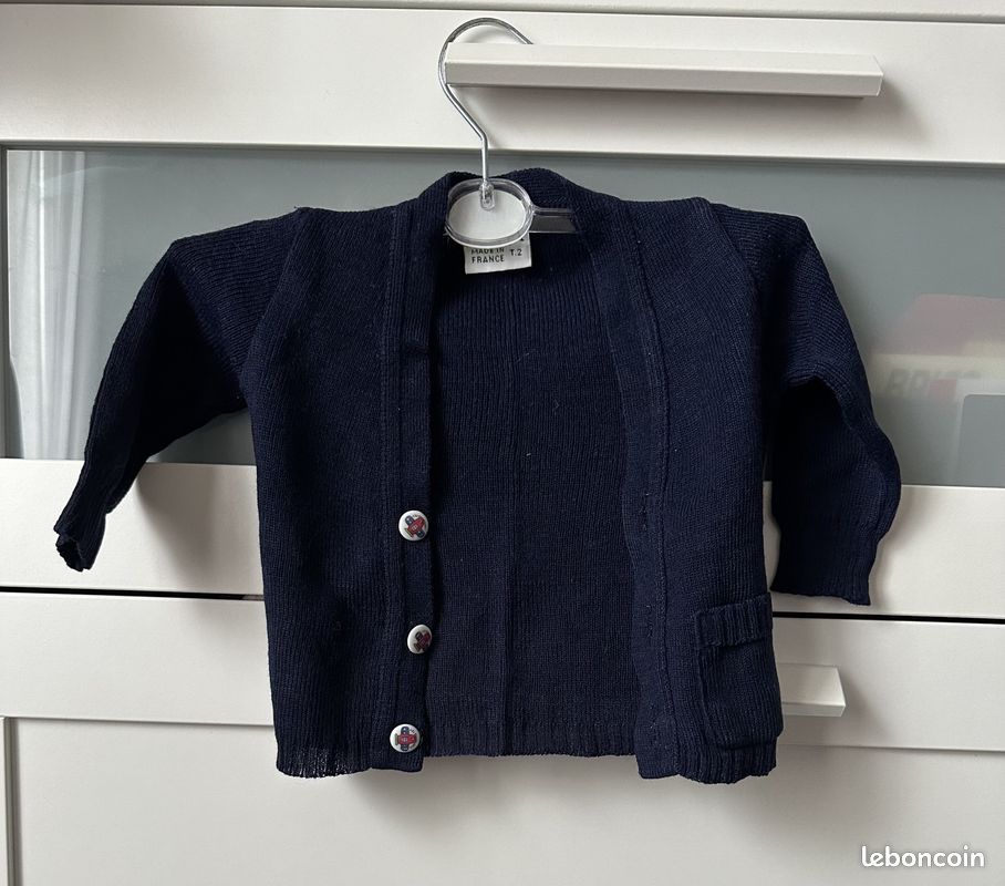 Gilet marine garçons 1 ans (image 1)