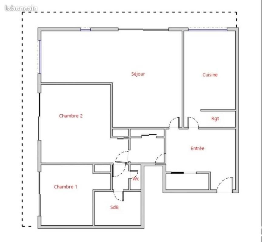 Appartement 3 pièces 82 m² · à Sarcelles · 82 m² · 1 230 €/mois