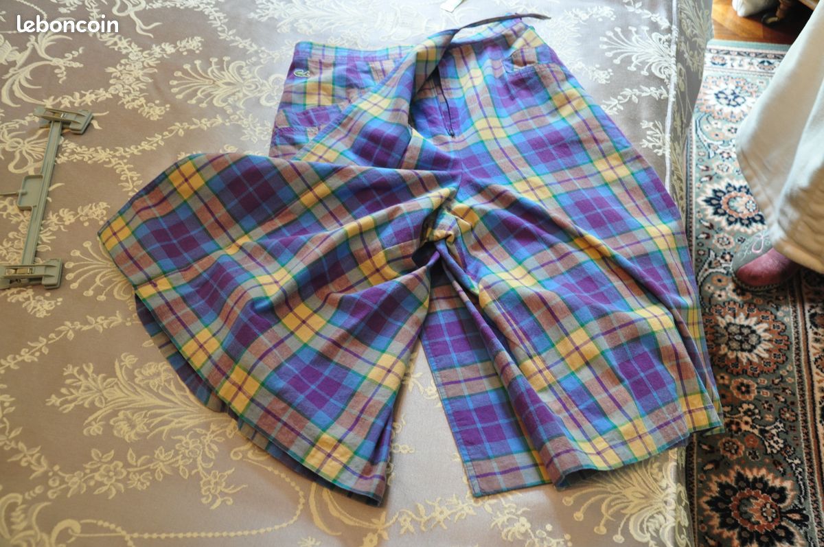 Jupe culotte chemise LACOSTE VINTAGE (image 2)