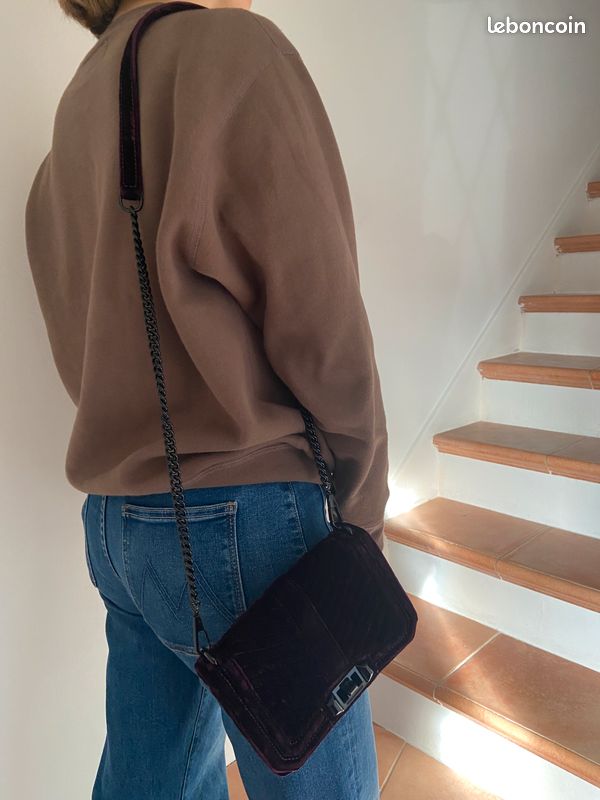 Sac bandoulière Rebecca Minkoff en velours (image 18)