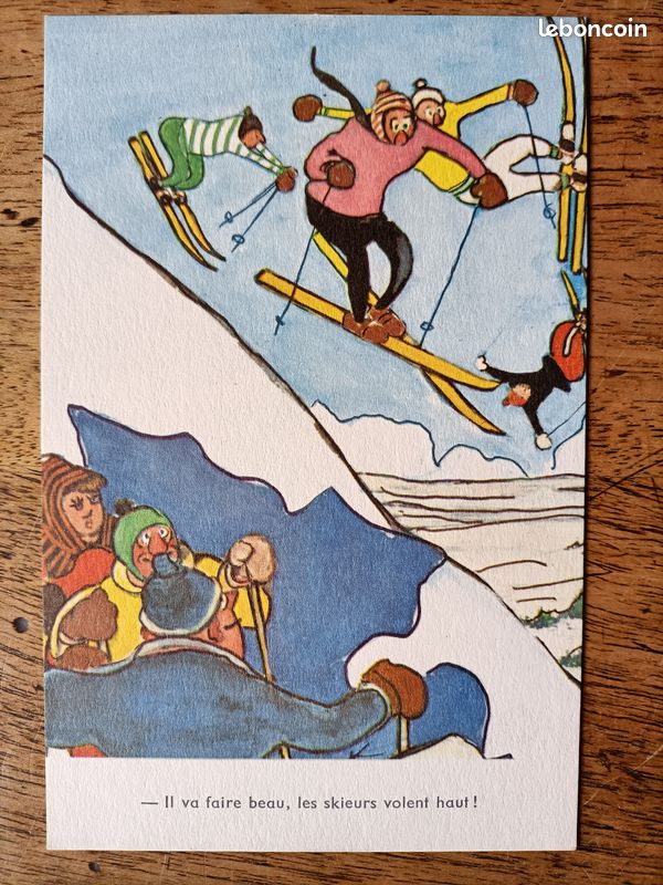 Ski Nautique - FRANCE POSTCARDS SPORTS D'HIVER SKIERS