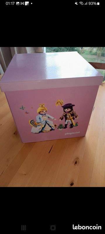 Playmobil - Boite rangement et décor Playmobil princesses et château (image 2)