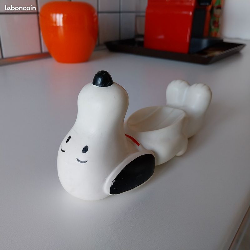 Porte-savon Vintage Snoopy Blanc Par Avon - Décoration Rétro Pour Salle De Bain