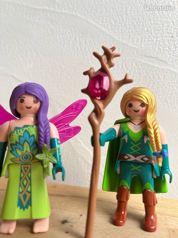 Playmobil Univers Féerique – Lot de 2 Figurines Fées et Elfe (image 1)