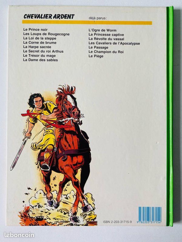 BD Chevalier Ardent EO 1985 - 15. Le Piège par Craenhals (image 2)
