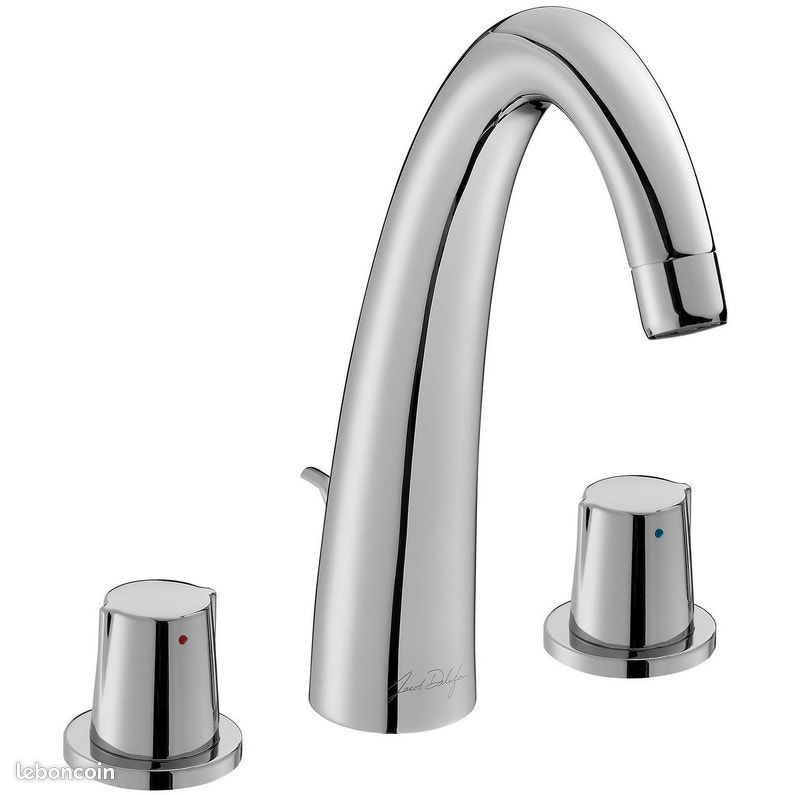 Mélangeur de lavabo - 3 trous - chromé - JDELAFON (image 2)