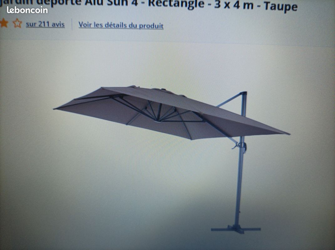 Vente parasol 3x4 (image 2)