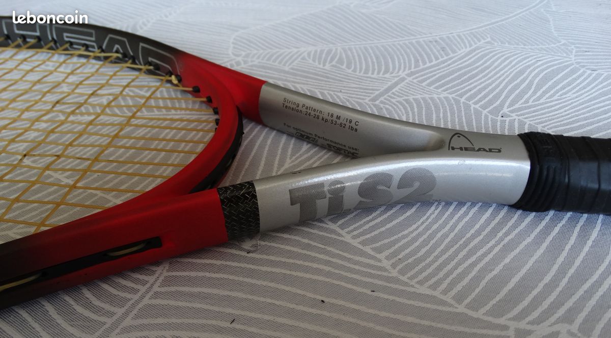 Raquette De Tennis Head Ti S2 – Oversize, Avec Sacoche (Occasion, État Neuf)