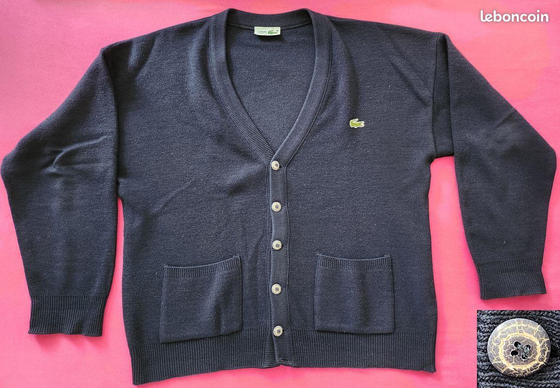 Vêtements Lacoste authentique vintage occasion homme et femme (image 5)