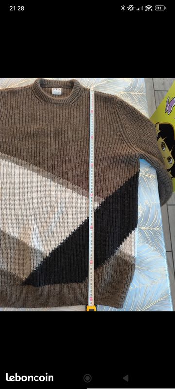 PULL EN MAILLE À MANCHES LARGES - Bleu roi | ZARA Canada