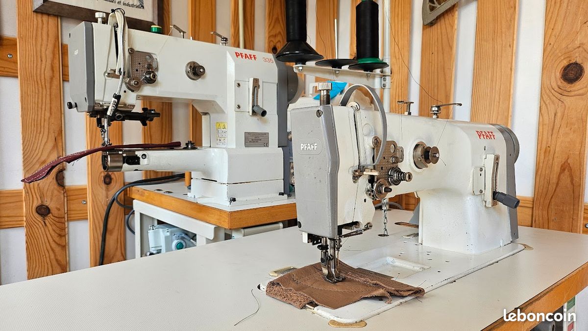 Machines à coudre double, triple entrainement cuir, maroquinerie (image 1)
