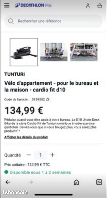 Cardio Fit D10 décathlon NEUF emballer (image 7)