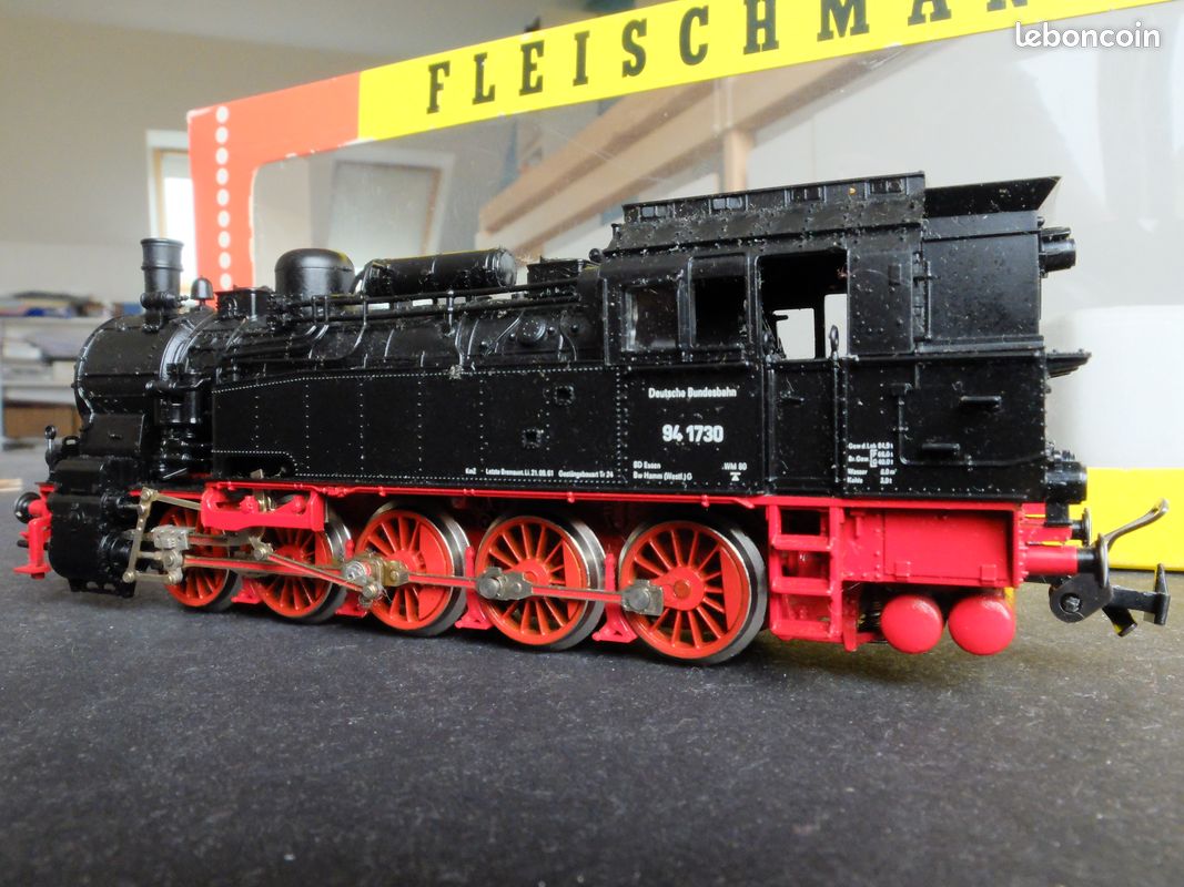 Locomotive Fleischmann 1338 - DB E 40 034 - Échelle HO - Analogique - Fonctionne
