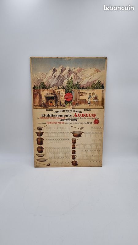 Ancien carton publicitaire plaque vintage (image 1)
