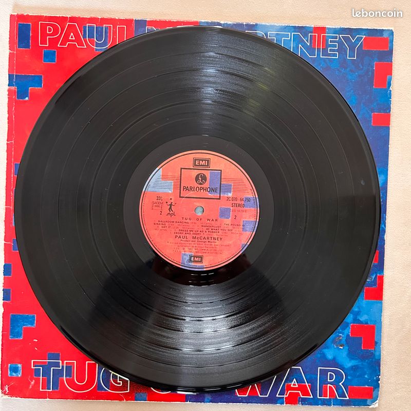 Vinyl: Tug of war par Paul Mc Cartney (image 2)