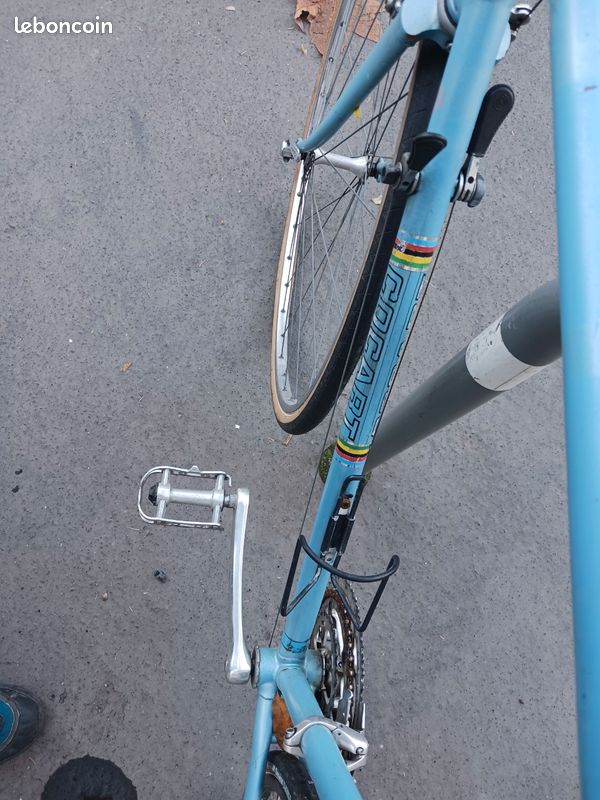 Cadre Et Fourche Vélo Course Vintage - R. Beck - Tubes Français Super Vitus 971 - 54cm - Blanc