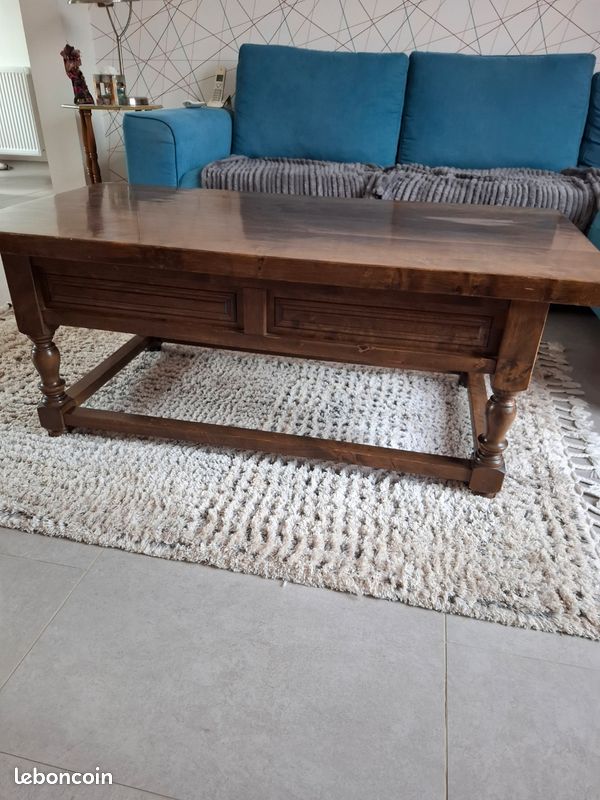 Table basse en bois massif - juju19 (image 5)