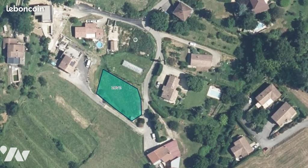 Terrain 969 m² · à Andance · 969 m² · 78 000 €
