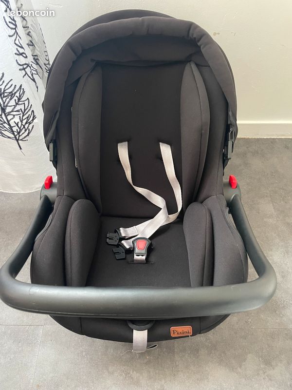 Poussette PIXINI combinée 3en1 Avec nacelle/siège auto - Jusqu'à 15Kg... (image 6)
