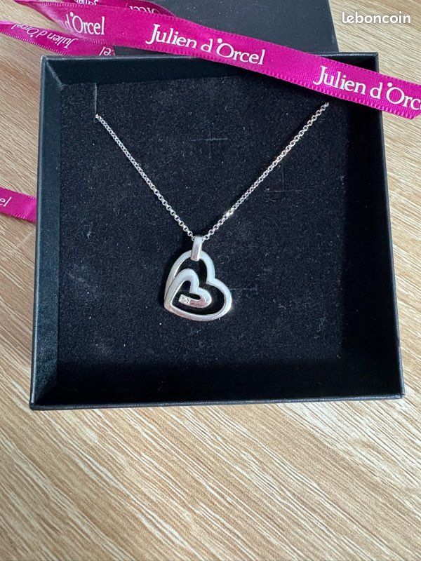 Collier Argent 925 Julien D'Orcel - Neuf Emballé - Chaîne Pour Femme
