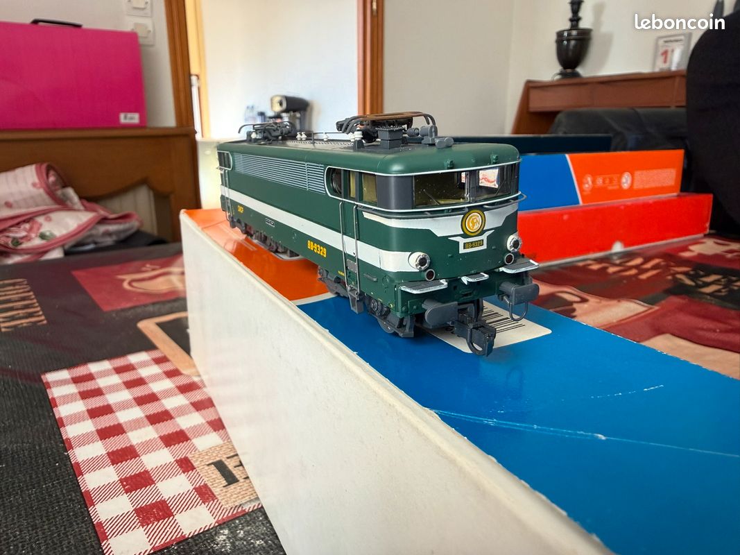 Locomotive électrique Roco HO – BB 9329 SNCF, Verte, Neuve, échelle HO