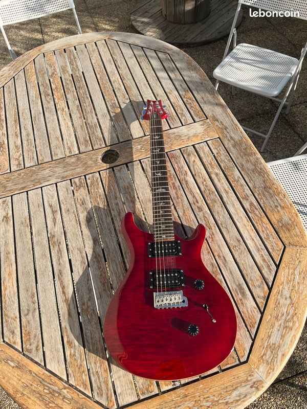 Guitare électrique PRS SE custom 24 ruby red - comme neuve (image 2)