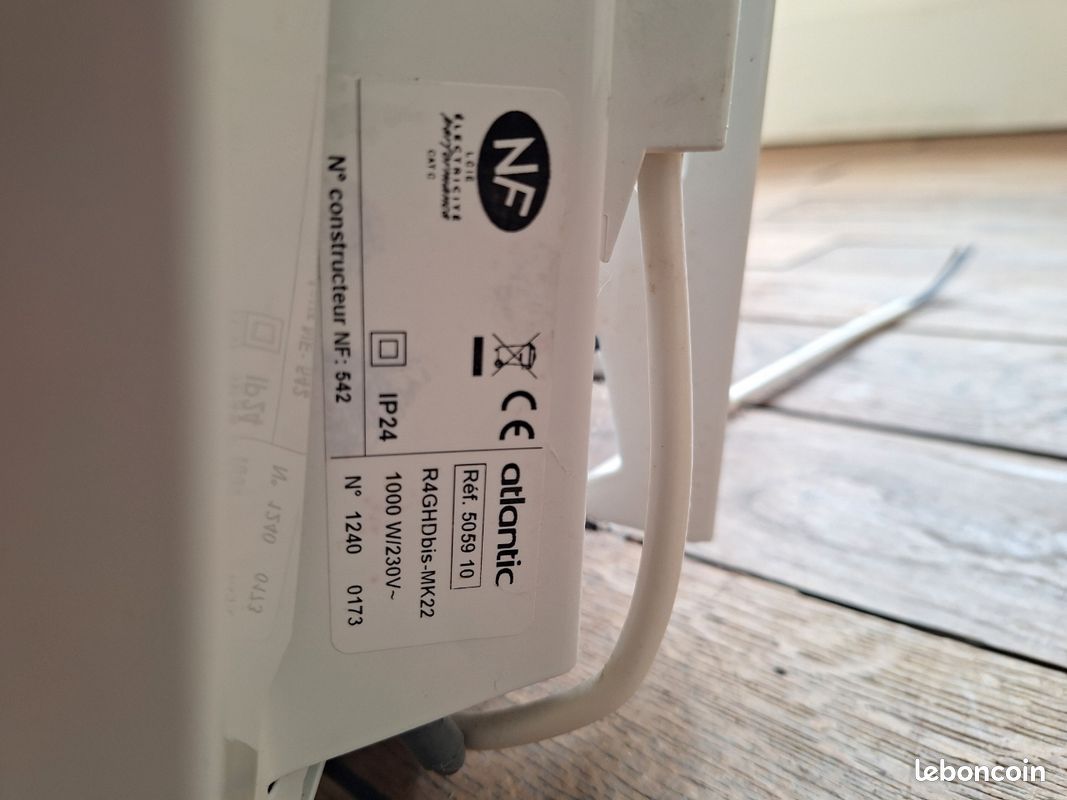 Deux Radiateurs Atlantic 1000W (neuf) (image 6)