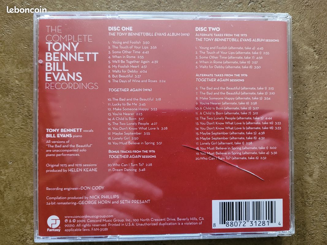 Tony Bennett & Bill Evans: the complete recordings (image 3)