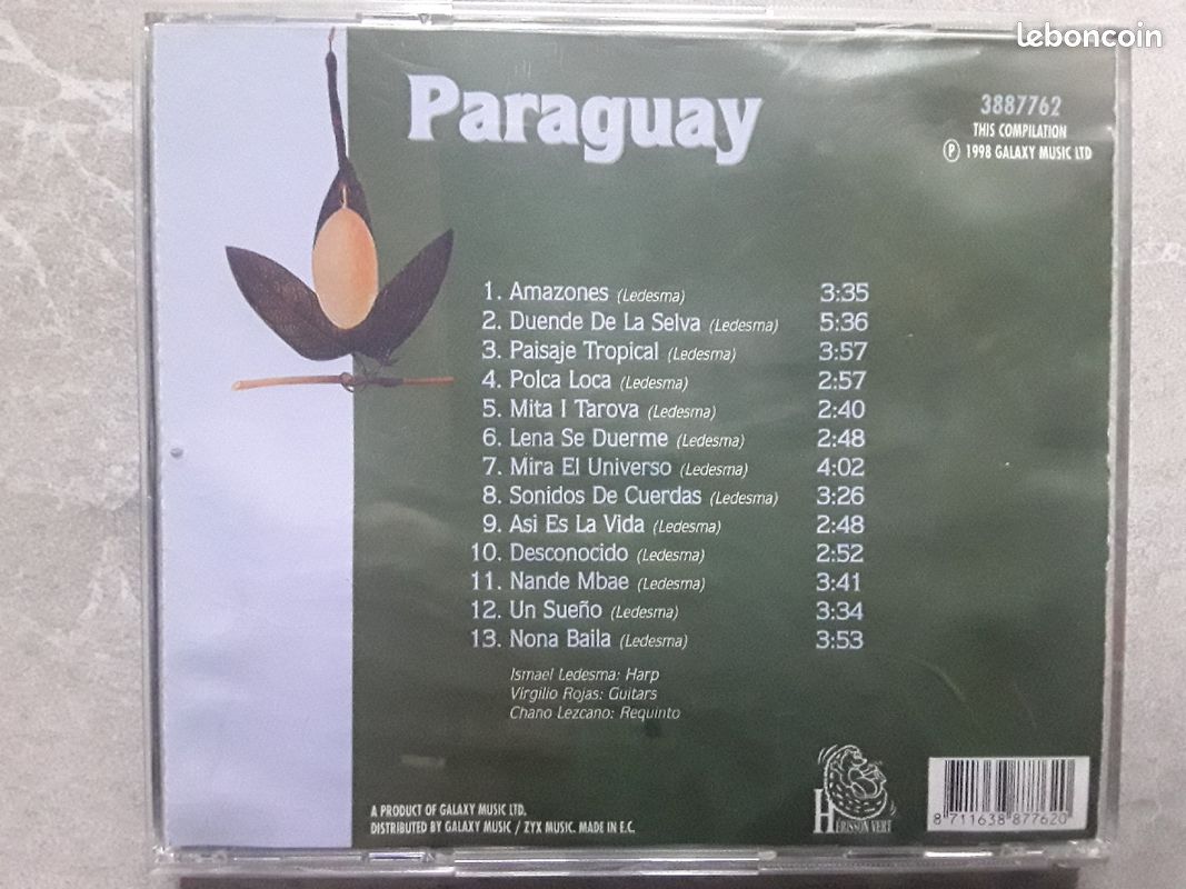PARAGUAY 🌍 MUSIC AROUND THE WORLD ▪ Album CD (image 3)