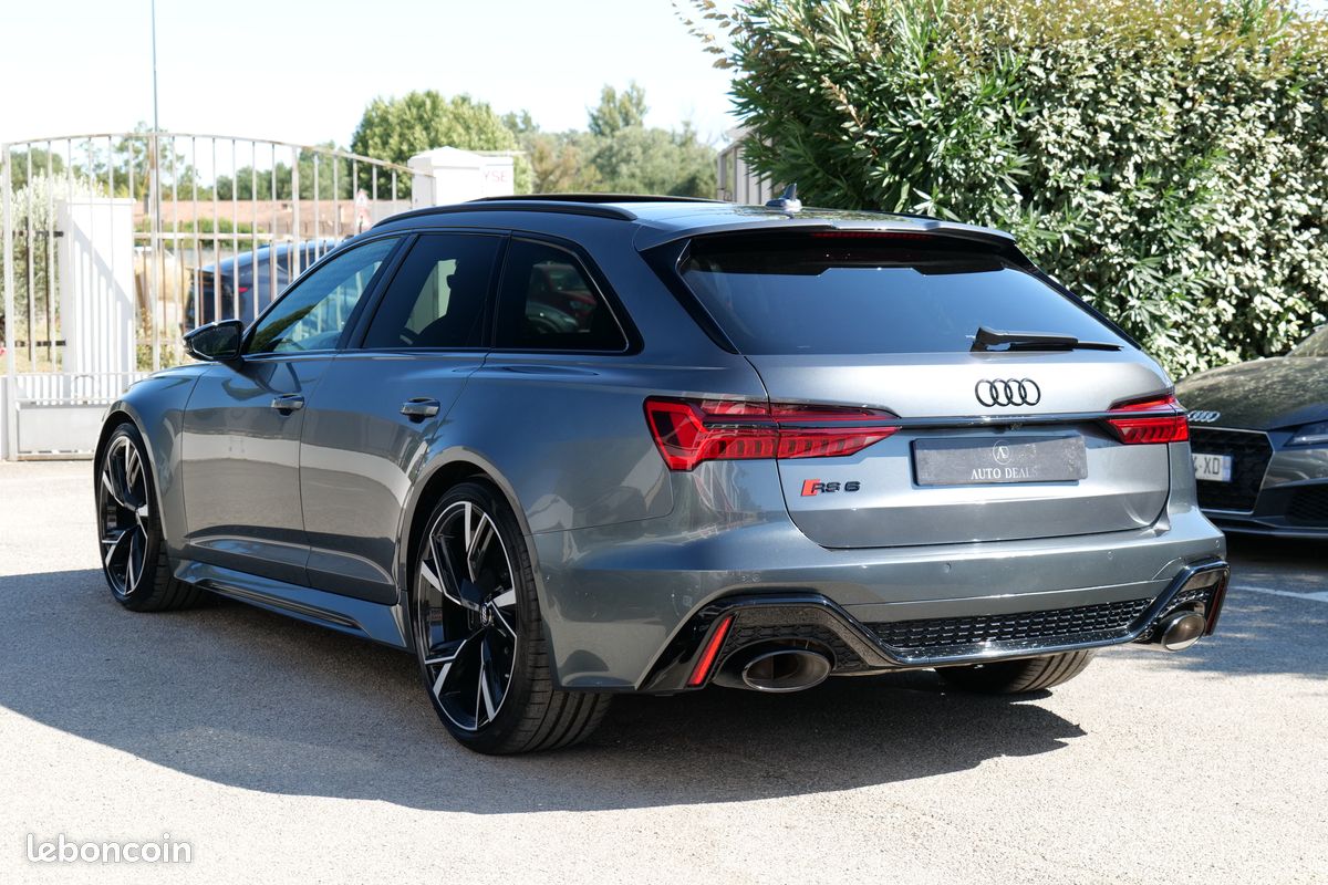 Audi rs6 c8 4.0 v8 600 ch gris daytona full audi service immat france (image 3)