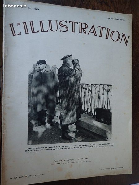 Illustration 1936 4887 espagne bruxelles rexiste mimetisme louis napoleon syrie haute djezireh statue de la liberte delphes suzanne bianchetti folies bergeres josephine baker la jungle merveilleuse (image 1)