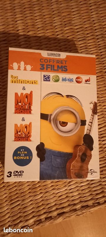Coffret 3 dvd les minions (image 1)