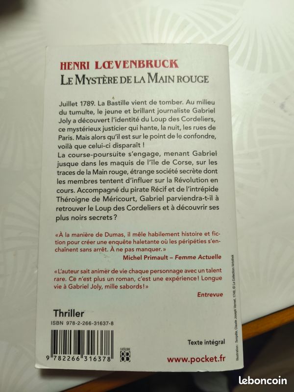 Le mystère de la main rouge - Henri Loevenbruck (image 3)