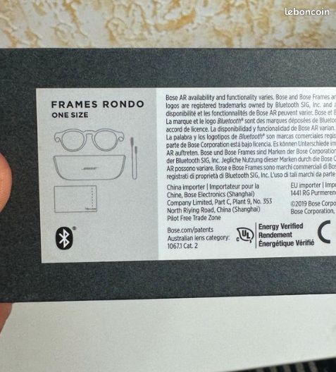 Lunettes audio connectées Bose Frames Rondo – Neuf (image 3)