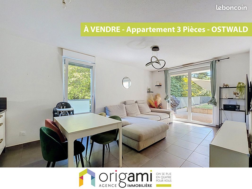 Appartement 3 pièces 63 m² · à Ostwald · 63 m² · 265 000 €