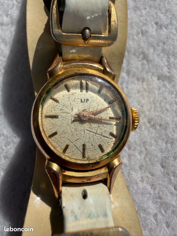 montre mécanique vintage argent 800 plaqué or (vermeil) (Neuf (Voir