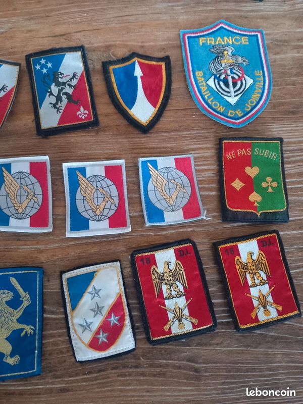 INSIGNE TISSU, PATCH Militaire France-Couleur Sable EUR 5,00 - FR