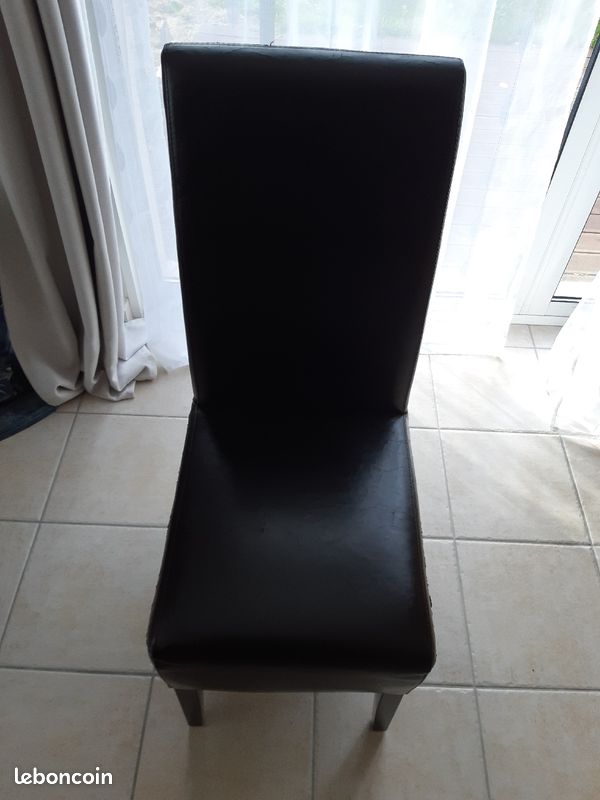 Lot de 6 Chaises en cuir (image 4)