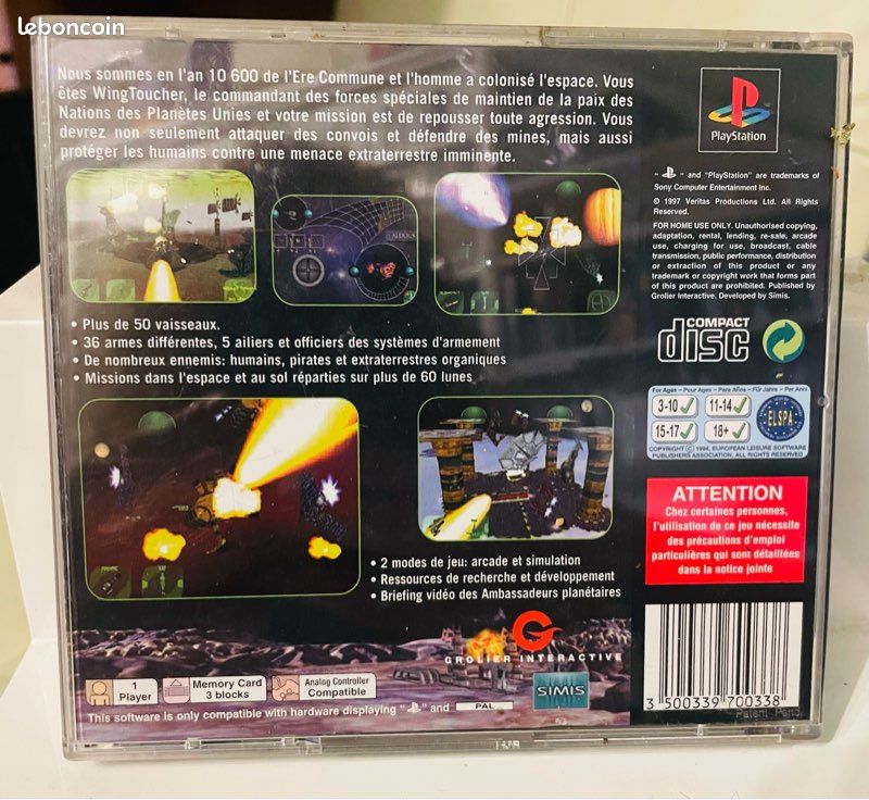 Jeu XENOCRACY Sur PlayStation 1 - Version PAL FR Complète - Très Bon état