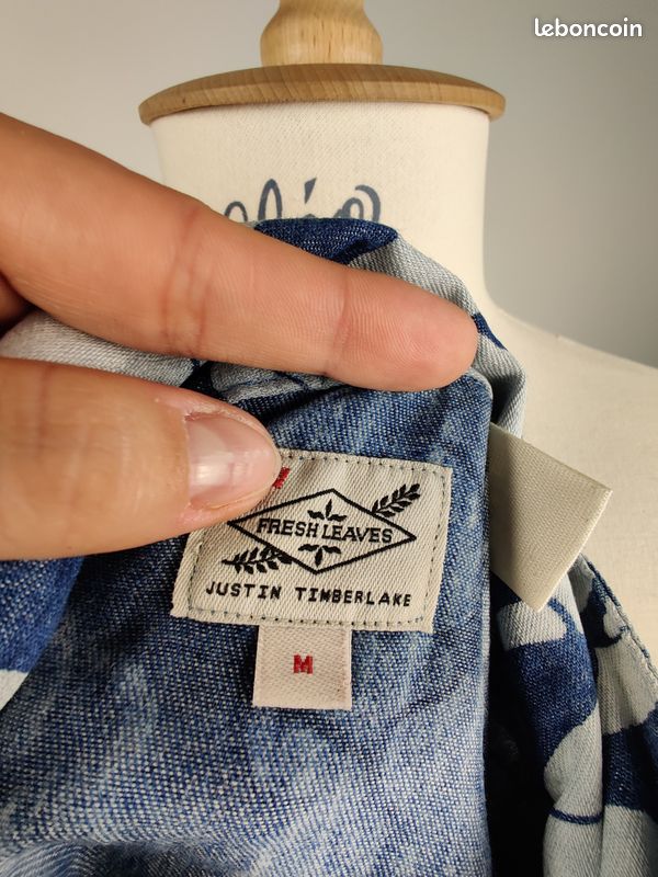 Chemise Levi’s Fresh Leaves x Justin Timberlake - Edition limitée - Taille M (image 4)