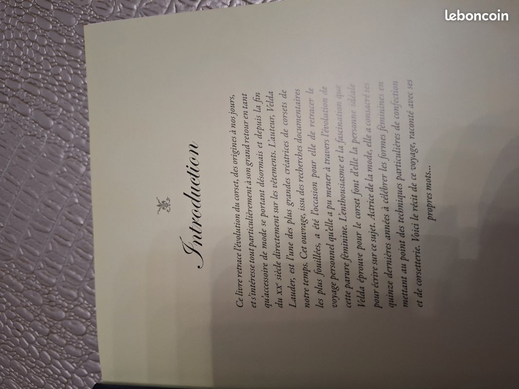 Vends livre CORSETS ELIXIR DE FEMINITE (image 2)