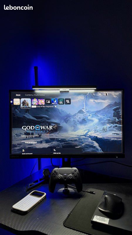Écran Gaming Lenovo Legion R27qe 27” - QHD 180Hz - comme neuf (image 1)