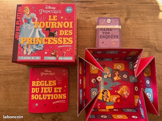 Disney princesses le tournoi des princesses jeu de plateau - selo92 (image 1)