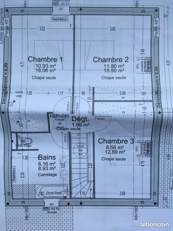 Maison a louer saint-malo - 4 pièce(s) - 110 m2 - Surfyn